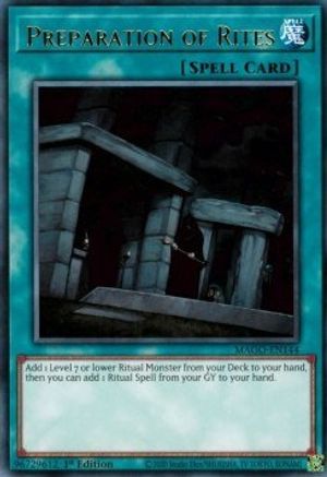 Preparation of Rites (MAGO-EN144) - Maximum Gold 1st Edition - Premium Yugioh Single from Konami - Just $0.25! Shop now at Game Crave Tournament Store