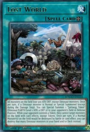 Lost World (MAGO-EN154) - Maximum Gold 1st Edition - Premium Yugioh Single from Konami - Just $0.25! Shop now at Game Crave Tournament Store