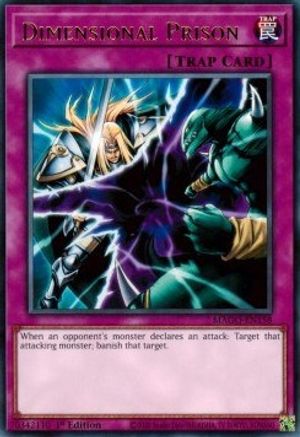 Dimensional Prison (MAGO-EN158) - Maximum Gold 1st Edition - Premium Yugioh Single from Konami - Just $3.57! Shop now at Game Crave Tournament Store