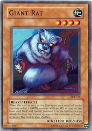 Giant Rat (TP4-011) - Tournament Pack 4 Unlimited - Premium Yugioh Single from Konami - Just $0.48! Shop now at Game Crave Tournament Store