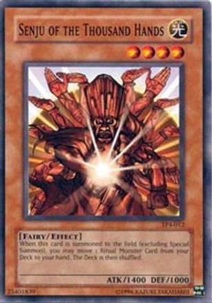 Senju of the Thousand Hands (TP4-012) - Tournament Pack 4 Unlimited - Premium Yugioh Single from Konami - Just $0.58! Shop now at Game Crave Tournament Store