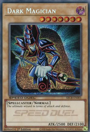 Dark Magician (Secret) (SBCB-EN001) - Speed Duel: Battle City Box 1st Edition - Premium Yugioh Single from Konami - Just $0.61! Shop now at Game Crave Tournament Store