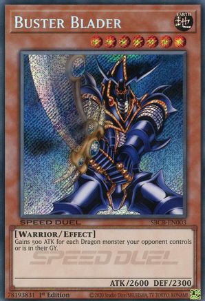 Buster Blader (Secret) (SBCB-EN003) - Speed Duel: Battle City Box 1st Edition - Premium Yugioh Single from Konami - Just $6.14! Shop now at Game Crave Tournament Store