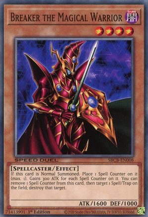 Breaker the Magical Warrior (SBCB-EN008) - Speed Duel: Battle City Box 1st Edition - Premium Yugioh Single from Konami - Just $0.54! Shop now at Game Crave Tournament Store