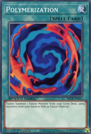 Polymerization (SBCB-EN011) - Speed Duel: Battle City Box 1st Edition - Premium Yugioh Single from Konami - Just $0.85! Shop now at Game Crave Tournament Store