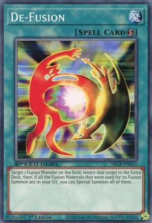 De-Fusion (SBCB-EN012) - Speed Duel: Battle City Box 1st Edition - Premium Yugioh Single from Konami - Just $0.37! Shop now at Game Crave Tournament Store