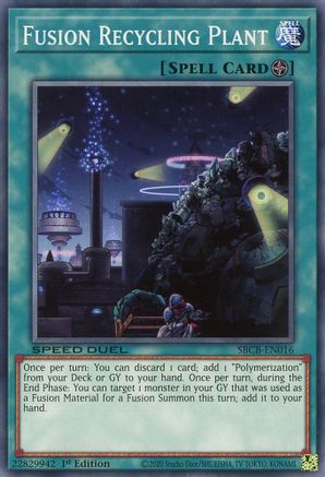 Fusion Recycling Plant (SBCB-EN016) - Speed Duel: Battle City Box 1st Edition - Premium Yugioh Single from Konami - Just $0.28! Shop now at Game Crave Tournament Store