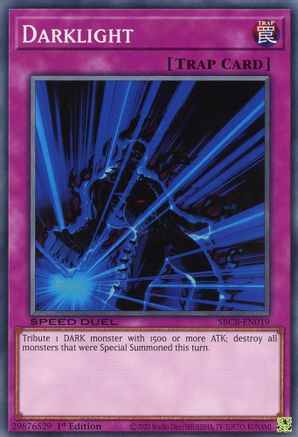 Darklight (SBCB-EN019) - Speed Duel: Battle City Box 1st Edition - Premium Yugioh Single from Konami - Just $0.25! Shop now at Game Crave Tournament Store