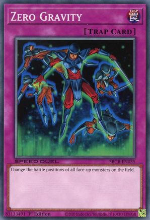 Zero Gravity (SBCB-EN035) - Speed Duel: Battle City Box 1st Edition - Premium Yugioh Single from Konami - Just $0.37! Shop now at Game Crave Tournament Store