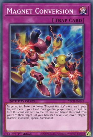 Magnet Conversion (SBCB-EN041) - Speed Duel: Battle City Box 1st Edition - Premium Yugioh Single from Konami - Just $0.30! Shop now at Game Crave Tournament Store