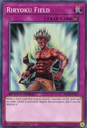 Riryoku Field (SBCB-EN059) - Speed Duel: Battle City Box 1st Edition - Premium Yugioh Single from Konami - Just $0.25! Shop now at Game Crave Tournament Store