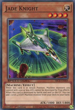 Jade Knight (SBCB-EN069) - Speed Duel: Battle City Box 1st Edition - Premium Yugioh Single from Konami - Just $0.26! Shop now at Game Crave Tournament Store