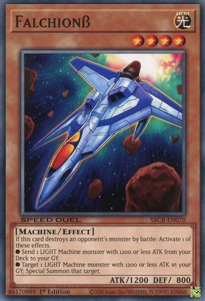 Falchion Beta (SBCB-EN070) - Speed Duel: Battle City Box 1st Edition - Premium Yugioh Single from Konami - Just $0.24! Shop now at Game Crave Tournament Store