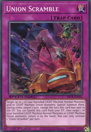 Union Scramble (SBCB-EN082) - Speed Duel: Battle City Box 1st Edition - Premium Yugioh Single from Konami - Just $0.27! Shop now at Game Crave Tournament Store