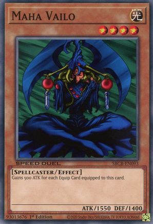 Maha Vailo (SBCB-EN093) - Speed Duel: Battle City Box 1st Edition - Premium Yugioh Single from Konami - Just $0.25! Shop now at Game Crave Tournament Store