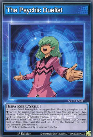The Psychic Duelist (SBCB-ENS05) - Speed Duel: Battle City Box 1st Edition - Premium Yugioh Single from Konami - Just $0.25! Shop now at Game Crave Tournament Store