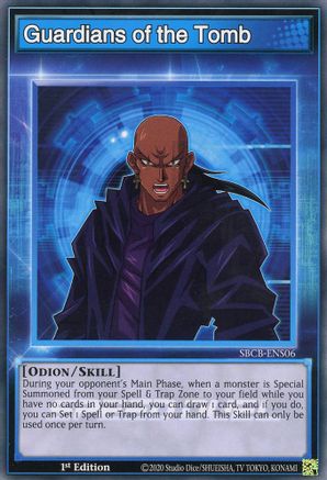 Guardians of the Tomb (SBCB-ENS06) - Speed Duel: Battle City Box 1st Edition - Premium Yugioh Single from Konami - Just $0.25! Shop now at Game Crave Tournament Store
