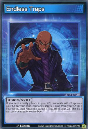 Endless Traps (SBCB-ENS10) - Speed Duel: Battle City Box 1st Edition - Premium Yugioh Single from Konami - Just $0.25! Shop now at Game Crave Tournament Store
