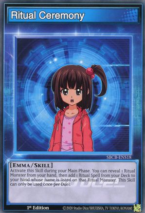 Ritual Ceremony (SBCB-ENS18) - Speed Duel: Battle City Box 1st Edition - Premium Yugioh Single from Konami - Just $0.26! Shop now at Game Crave Tournament Store