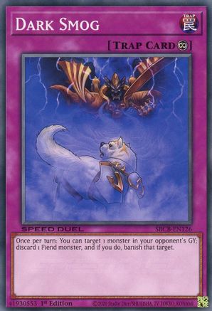 Dark Smog (SBCB-EN126) - Speed Duel: Battle City Box 1st Edition - Premium Yugioh Single from Konami - Just $0.25! Shop now at Game Crave Tournament Store