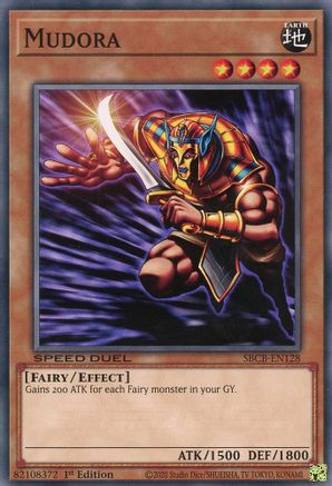 Mudora (SBCB-EN128) - Speed Duel: Battle City Box 1st Edition - Premium Yugioh Single from Konami - Just $0.25! Shop now at Game Crave Tournament Store