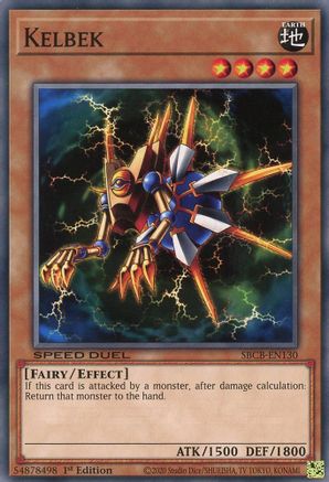Kelbek (SBCB-EN130) - Speed Duel: Battle City Box 1st Edition - Premium Yugioh Single from Konami - Just $0.25! Shop now at Game Crave Tournament Store