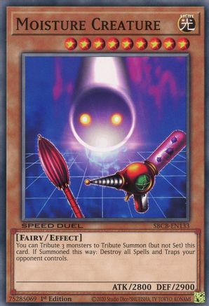 Moisture Creature (SBCB-EN133) - Speed Duel: Battle City Box 1st Edition - Premium Yugioh Single from Konami - Just $0.25! Shop now at Game Crave Tournament Store