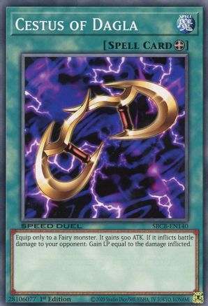 Cestus of Dagla (SBCB-EN140) - Speed Duel: Battle City Box 1st Edition - Premium Yugioh Single from Konami - Just $0.25! Shop now at Game Crave Tournament Store
