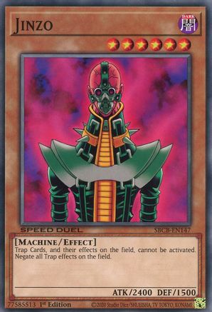 Jinzo (SBCB-EN147) - Speed Duel: Battle City Box 1st Edition - Premium Yugioh Single from Konami - Just $0.12! Shop now at Game Crave Tournament Store