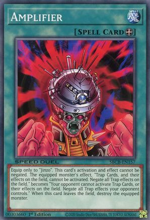 Amplifier (SBCB-EN157) - Speed Duel: Battle City Box 1st Edition - Premium Yugioh Single from Konami - Just $0.25! Shop now at Game Crave Tournament Store