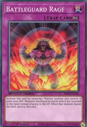 Battleguard Rage (SBCB-EN166) - Speed Duel: Battle City Box 1st Edition - Premium Yugioh Single from Konami - Just $0.25! Shop now at Game Crave Tournament Store