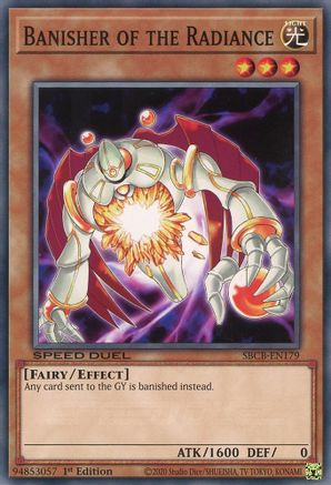Banisher of the Radiance (SBCB-EN179) - Speed Duel: Battle City Box 1st Edition - Premium Yugioh Single from Konami - Just $0.28! Shop now at Game Crave Tournament Store