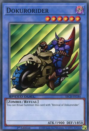 Dokurorider (SBCB-EN184) - Speed Duel: Battle City Box 1st Edition - Premium Yugioh Single from Konami - Just $0.27! Shop now at Game Crave Tournament Store