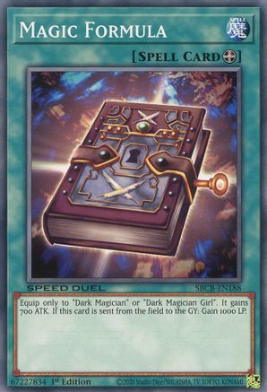 Magic Formula (SBCB-EN188) - Speed Duel: Battle City Box 1st Edition - Premium Yugioh Single from Konami - Just $0.25! Shop now at Game Crave Tournament Store