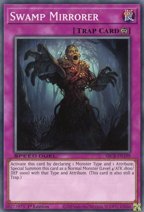 Swamp Mirrorer (SBCB-EN199) - Speed Duel: Battle City Box 1st Edition - Premium Yugioh Single from Konami - Just $0.24! Shop now at Game Crave Tournament Store