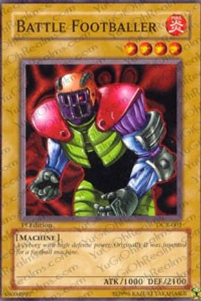 Battle Footballer (DCR-001) - Dark Crisis 1st Edition - Premium Yugioh Single from Konami - Just $0.25! Shop now at Game Crave Tournament Store