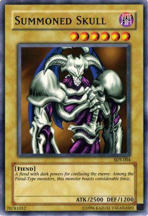 Summoned Skull (Sample Promo) (SDY-004) - Starter Deck: Yugi Unlimited - Premium Yugioh Single from Konami - Just $2.40! Shop now at Game Crave Tournament Store