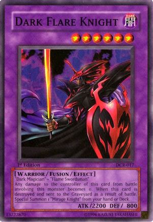 Dark Flare Knight (DCR-017) - Dark Crisis 1st Edition - Premium Yugioh Single from Konami - Just $17.09! Shop now at Game Crave Tournament Store
