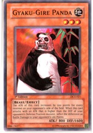 Gyaku-Gire Panda (DCR-021) - Dark Crisis 1st Edition - Premium Yugioh Single from Konami - Just $5.51! Shop now at Game Crave Tournament Store