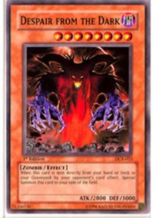 Despair from the Dark (DCR-023) - Dark Crisis 1st Edition - Premium Yugioh Single from Konami - Just $2.58! Shop now at Game Crave Tournament Store