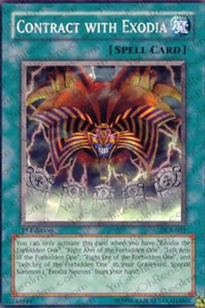 Contract with Exodia (DCR-031) - Dark Crisis Unlimited - Premium Yugioh Single from Konami - Just $0.32! Shop now at Game Crave Tournament Store