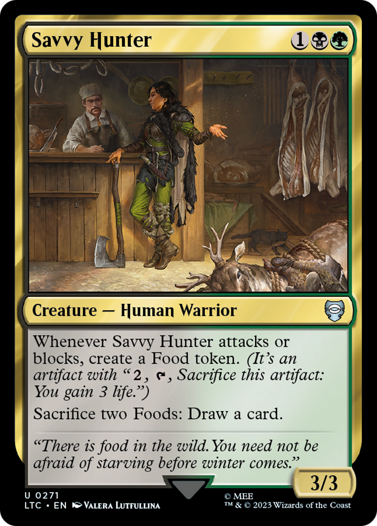 Savvy Hunter (LTC-271) - Tales of Middle-earth Commander - Premium MTG Single from Wizards of the Coast - Just $0.08! Shop now at Game Crave Tournament Store
