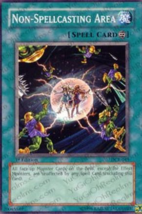 Non-Spellcasting Area (DCR-043) - Dark Crisis 1st Edition - Premium Yugioh Single from Konami - Just $0.25! Shop now at Game Crave Tournament Store