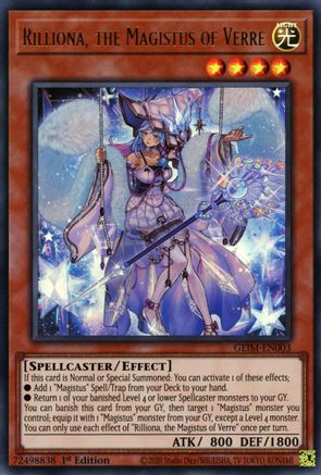 Rilliona, the Magistus of Verre (GEIM-EN003) - Genesis Impact 1st Edition - Premium Yugioh Single from Konami - Just $0.48! Shop now at Game Crave Tournament Store