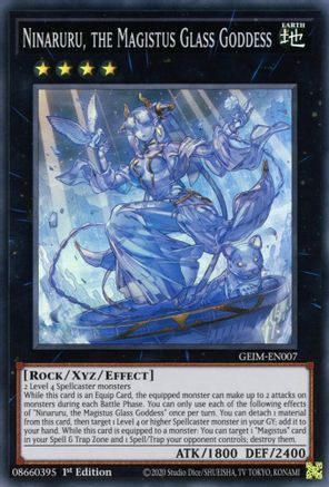 Ninaruru, the Magistus Glass Goddess (GEIM-EN007) - Genesis Impact 1st Edition - Premium Yugioh Single from Konami - Just $0.25! Shop now at Game Crave Tournament Store