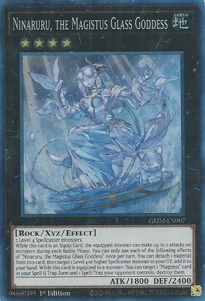 Ninaruru, the Magistus Glass Goddess (CR) (GEIM-EN007) - Genesis Impact 1st Edition - Premium Yugioh Single from Konami - Just $7.91! Shop now at Game Crave Tournament Store