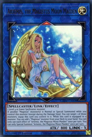 Artemis, the Magistus Moon Maiden (GEIM-EN008) - Genesis Impact 1st Edition - Premium Yugioh Single from Konami - Just $0.26! Shop now at Game Crave Tournament Store