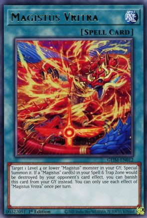 Magistus Vritra (GEIM-EN012) - Genesis Impact 1st Edition - Premium Yugioh Single from Konami - Just $0.25! Shop now at Game Crave Tournament Store