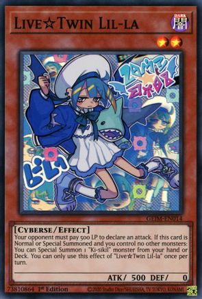 Live Twin Lil-la (GEIM-EN014) - Genesis Impact 1st Edition - Premium Yugioh Single from Konami - Just $0.09! Shop now at Game Crave Tournament Store