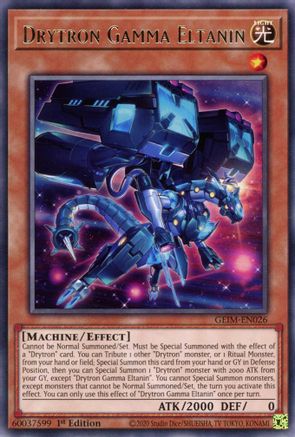 Drytron Gamma Eltanin (GEIM-EN026) - Genesis Impact 1st Edition - Premium Yugioh Single from Konami - Just $0.25! Shop now at Game Crave Tournament Store